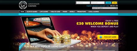 Grosvenor Online Casino Review .